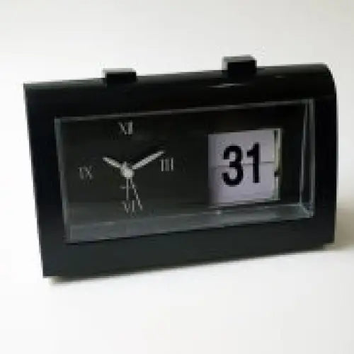 2053- Black Table Clock - simple